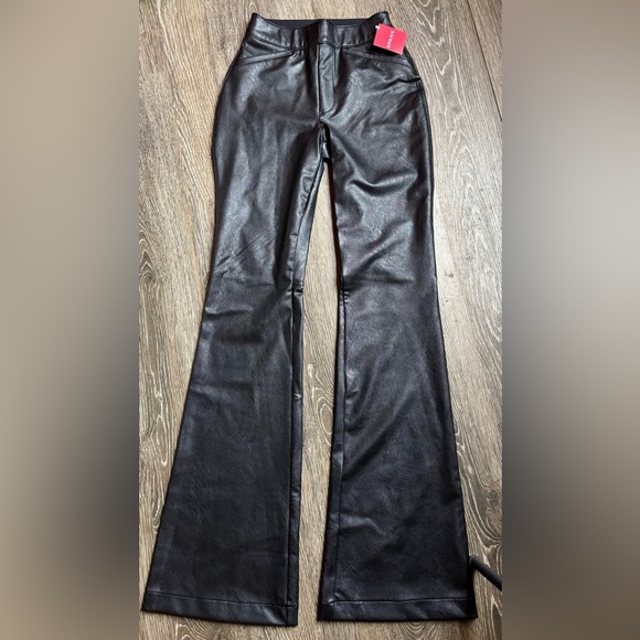 Spanx Leather-Like Flare Pants XS NWT! - Picture 5 of 13
